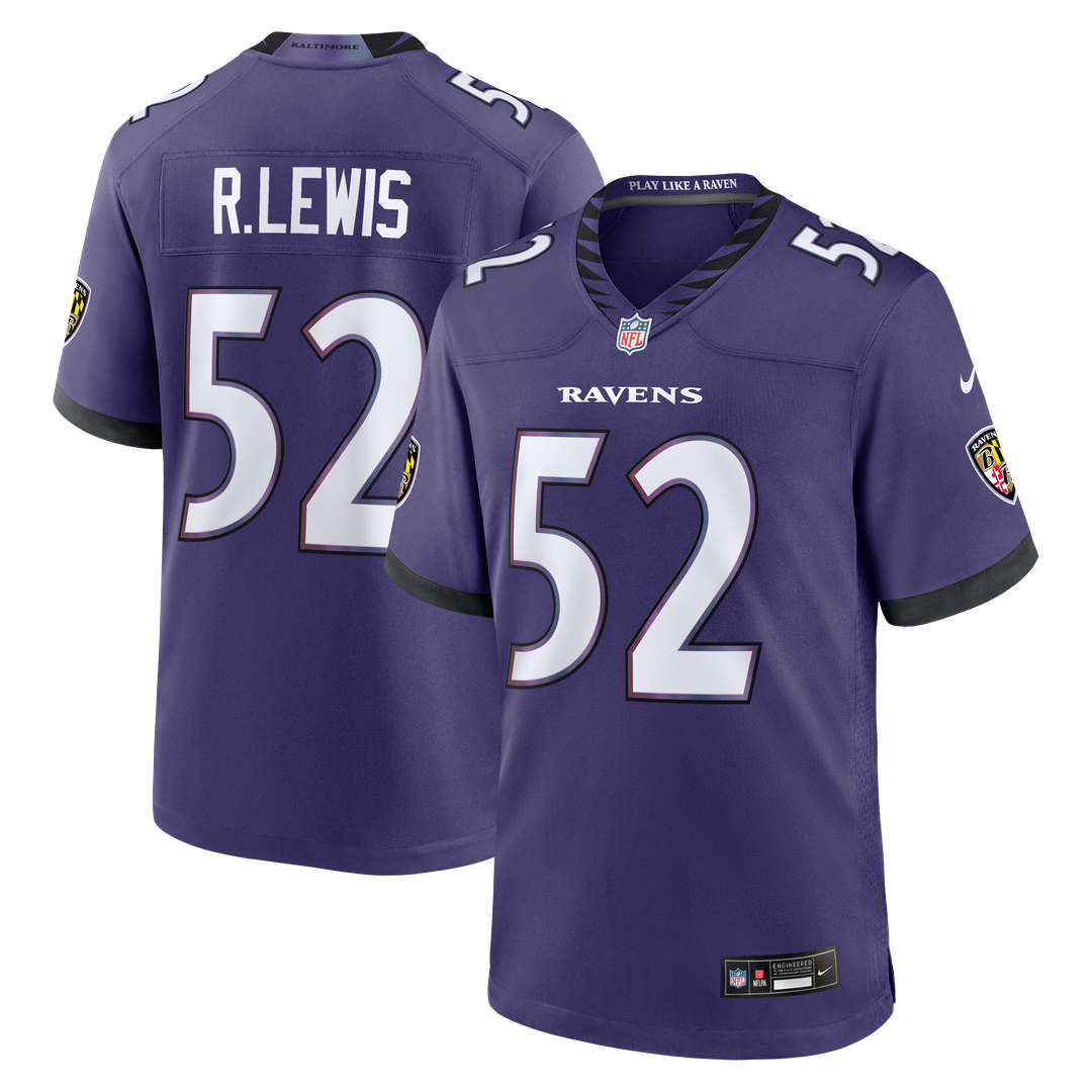 Ray Lewis Baltimore Ravens Nike Purple Team Retired Player Game Jersey