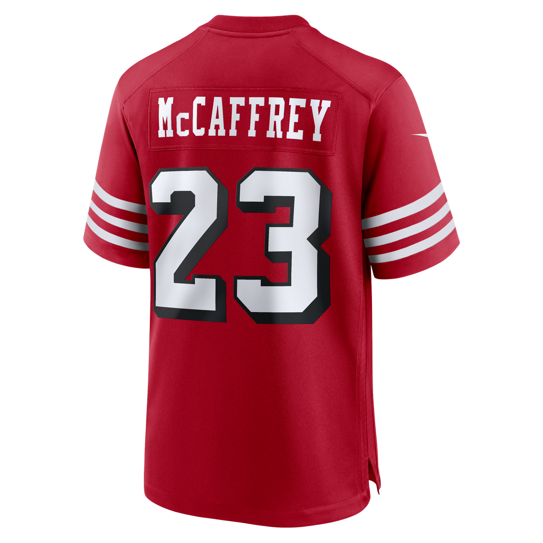 Christian McCaffrey San Francisco 49ers Nike Scarlet Alternate Game Player Jersey