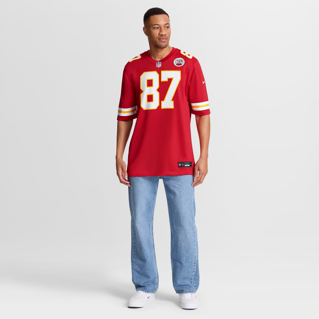 Travis Kelce Kansas City Chiefs Nike Red Game Jersey