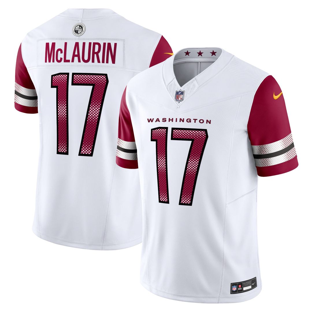 Terry McLaurin Washington Commanders Nike White Vapor F.U.S.E. Limited Jersey