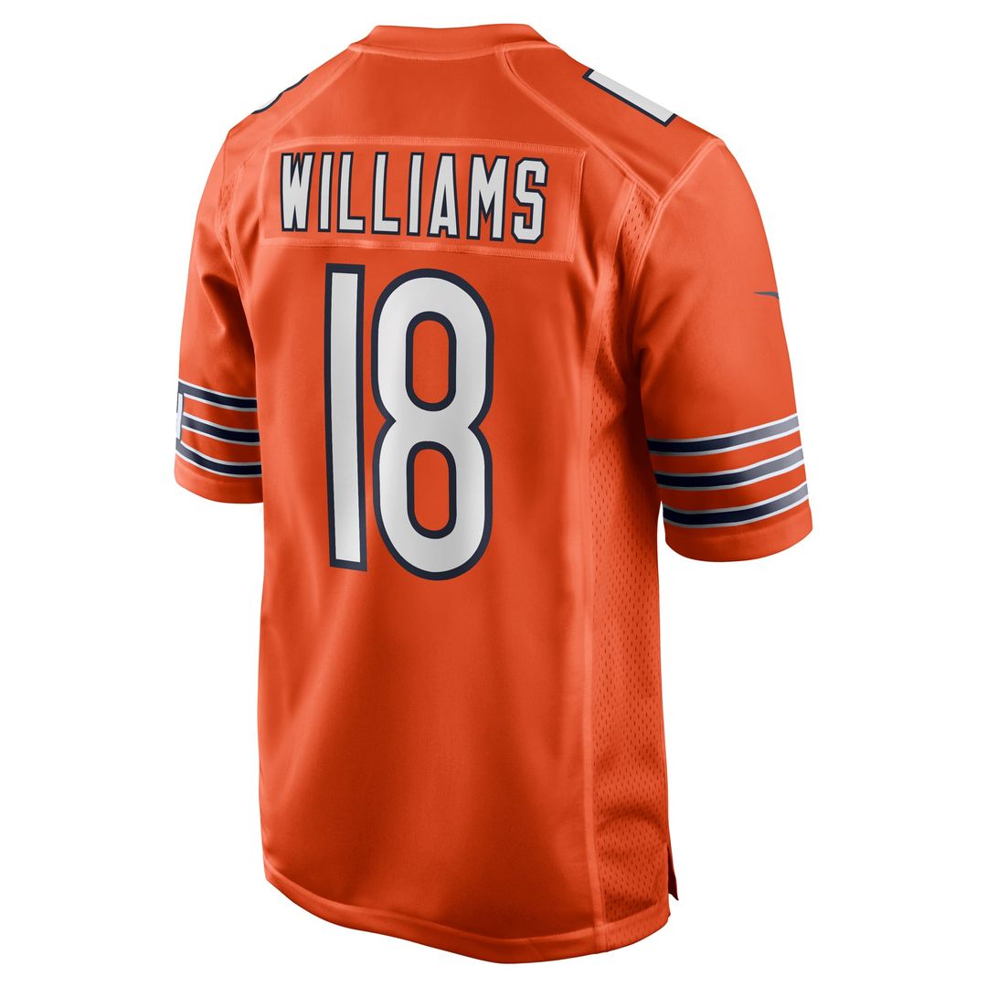 Caleb Williams Chicago Bears Nike White First Round Pick Player Game Jersey