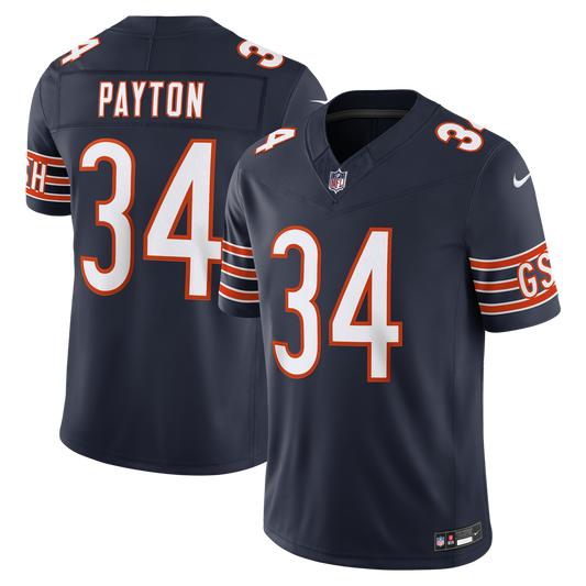 Walter Payton Chicago Bears Nike Navy Vapor F.U.S.E. Stitched Retired Limited Jersey