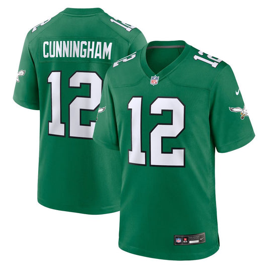 Randall Cunningham Philadelphia Eagles Nike Kelly Green Alternate Retired Player Game Jersey
