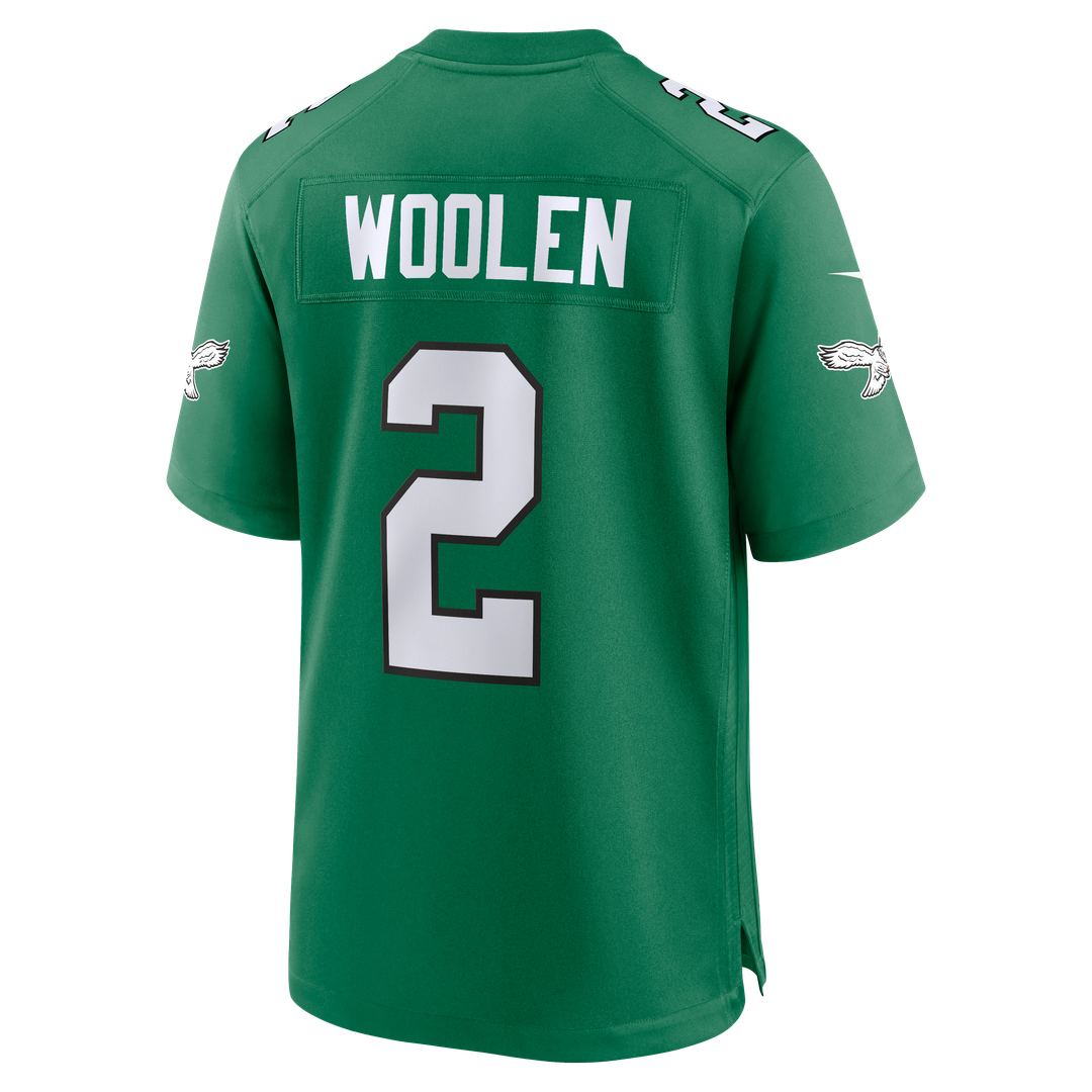 Tariq Woolen Philadelphia Eagles Nike Kelly Green Alternate Game Jersey