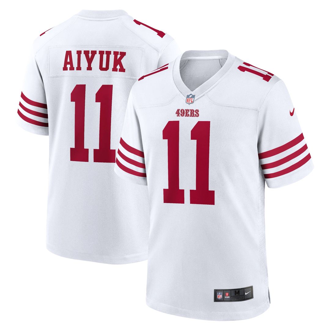 Brandon Aiyuk San Francisco 49ers Nike Scarlet Game Player Jersey