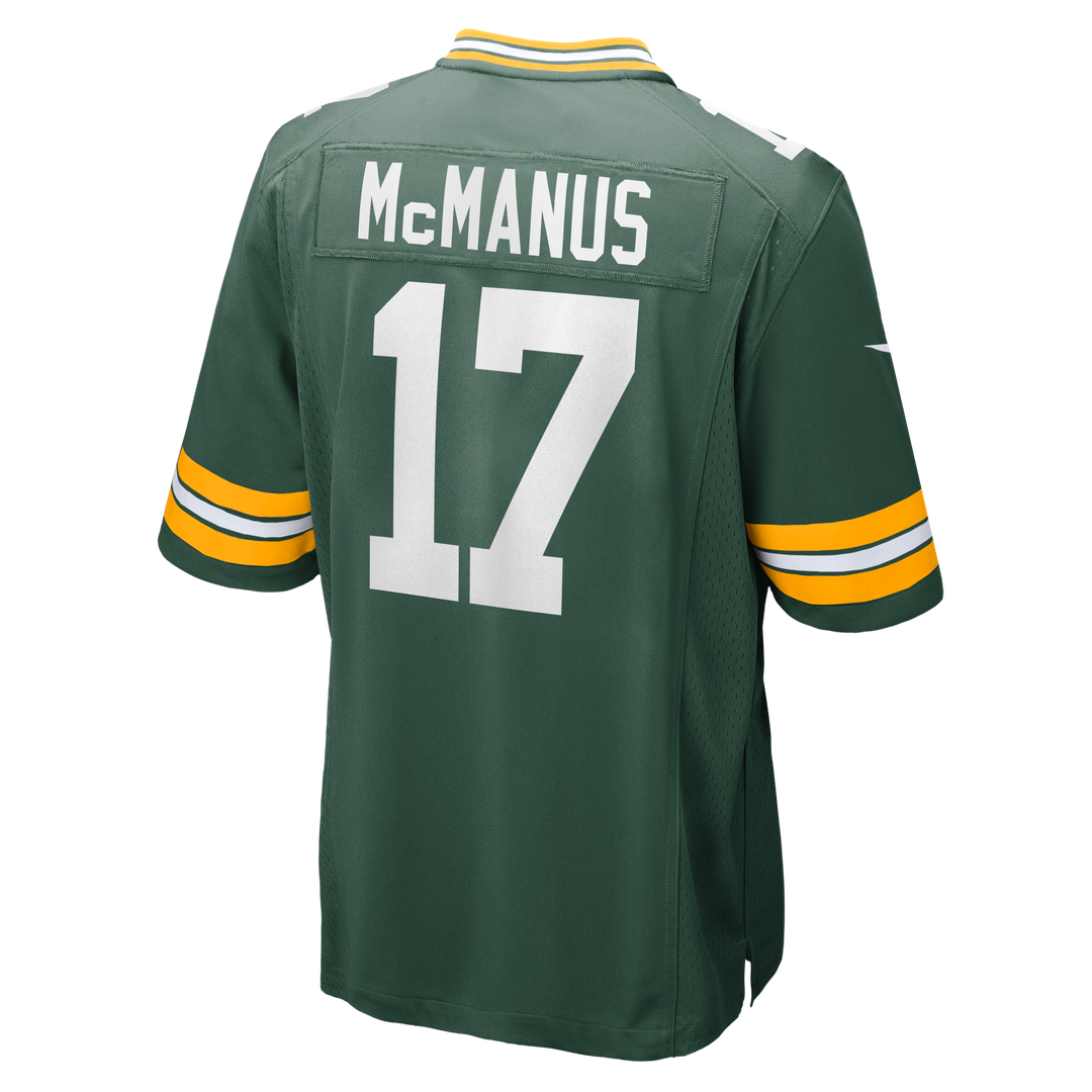 Brandon McManus Green Bay Packers Nike Green Team Game Jersey
