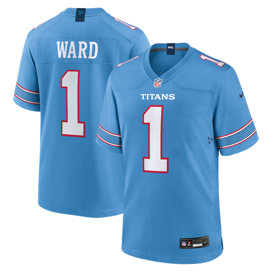 Cameron Ward Tennessee Titans Nike Light Blue Game Jersey