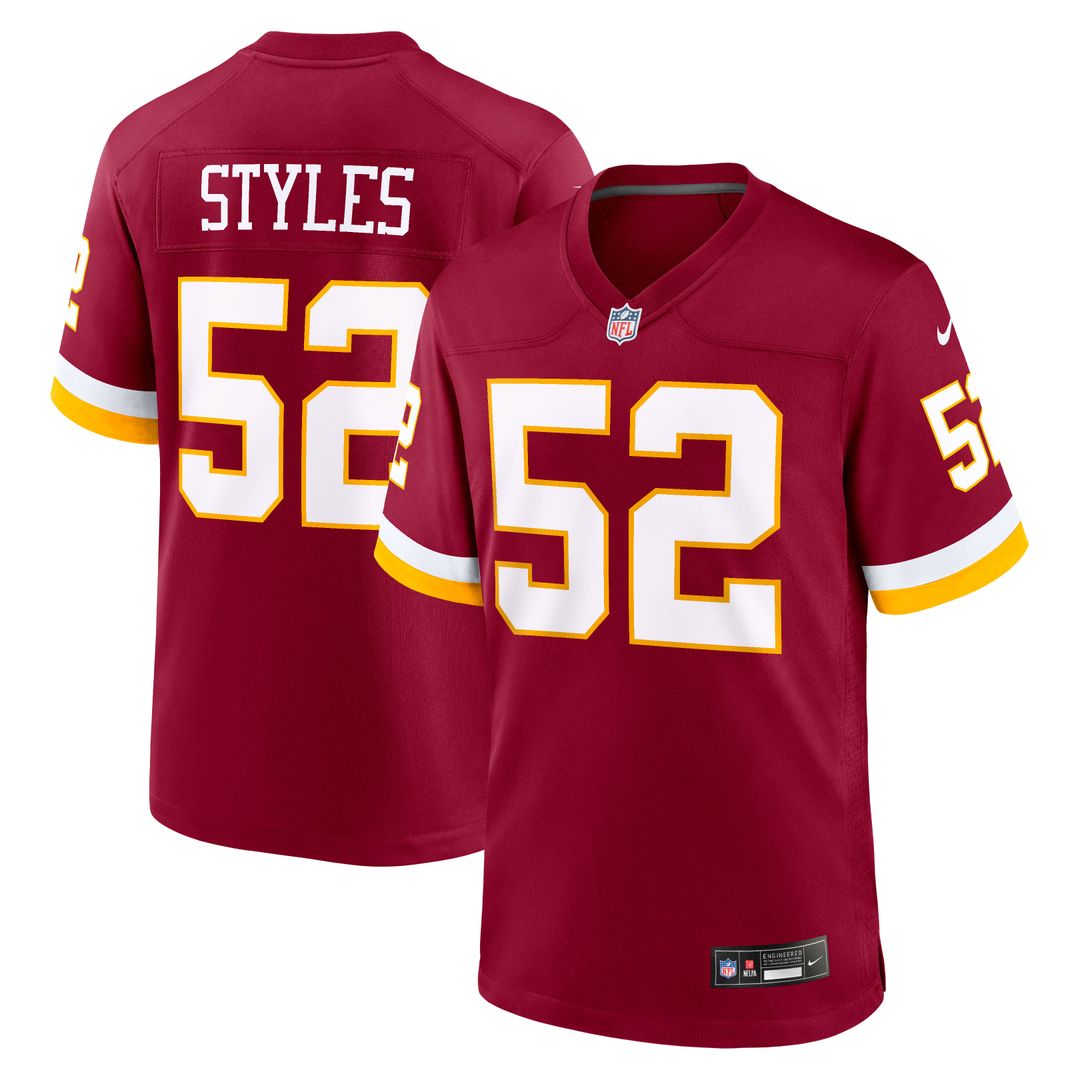 Sonny Styles Washington Commanders Nike Black Game Player Jersey