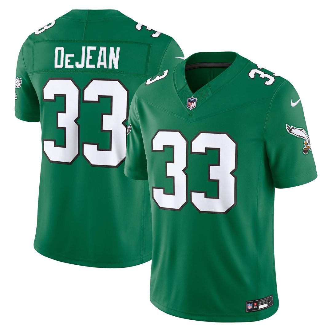 Cooper DeJean Philadelphia Eagles Nike Kelly Green Alternate Vapor F.U.S.E. Stitched Limited Jersey