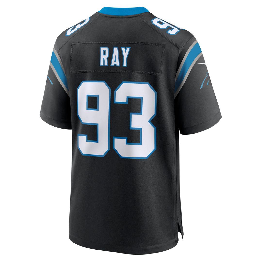 LaBryan Ray Carolina Panthers Nike Black Team Game Jersey