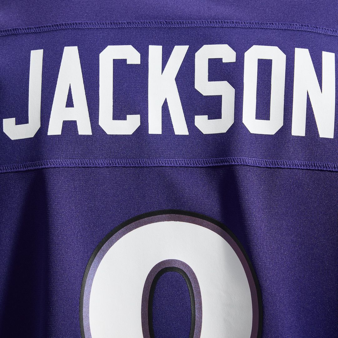 Lamar Jackson Baltimore Ravens Nike Purple Team Game Jersey