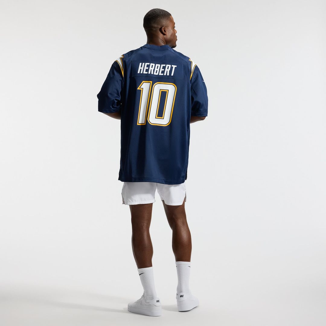 Justin Herbert Los Angeles Chargers Nike Powder Blue Player Game Jersey
