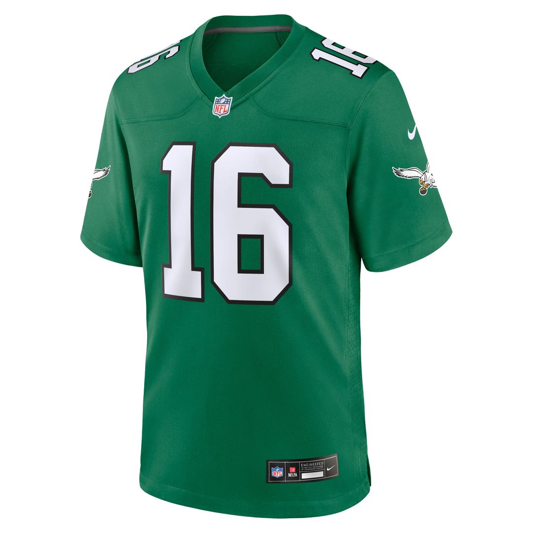 Tanner McKee Philadelphia Eagles Nike Kelly Green Alternate Game Jersey