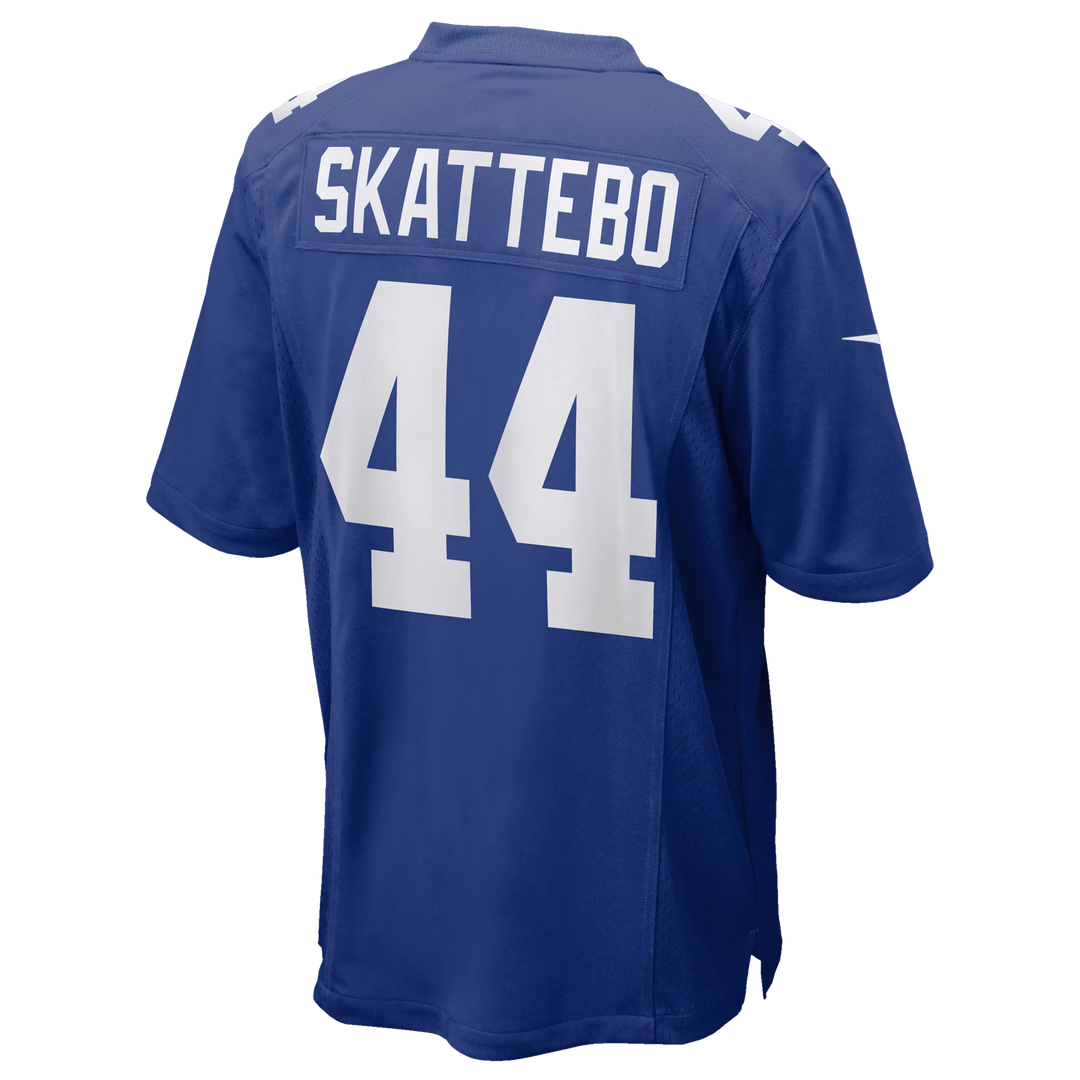 Cam Skattebo New York Giants Nike White Game Jersey