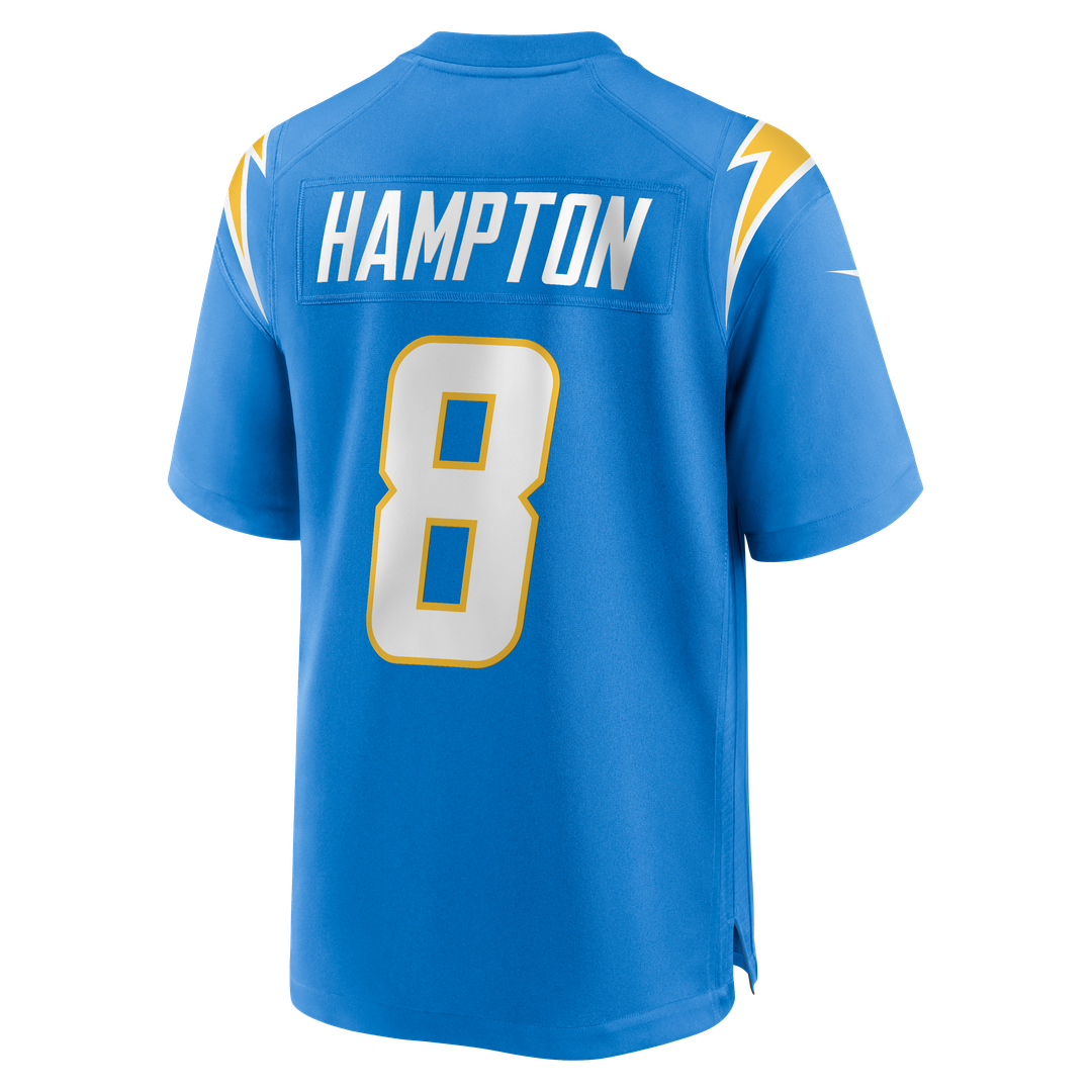 Omarion Hampton Los Angeles Chargers Nike Powder Blue Team Game Jersey