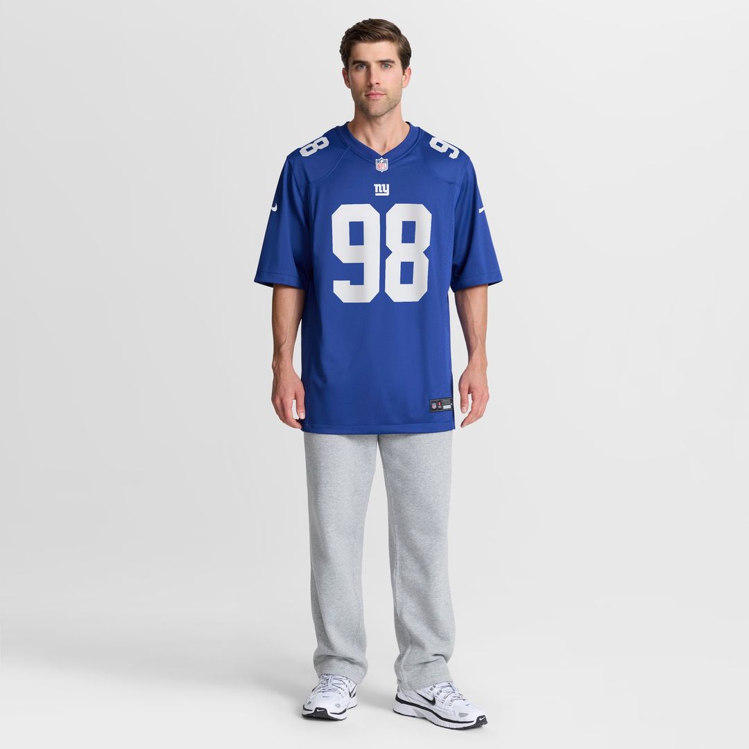 D.J. Reader New York Giants Nike Royal Game Jersey