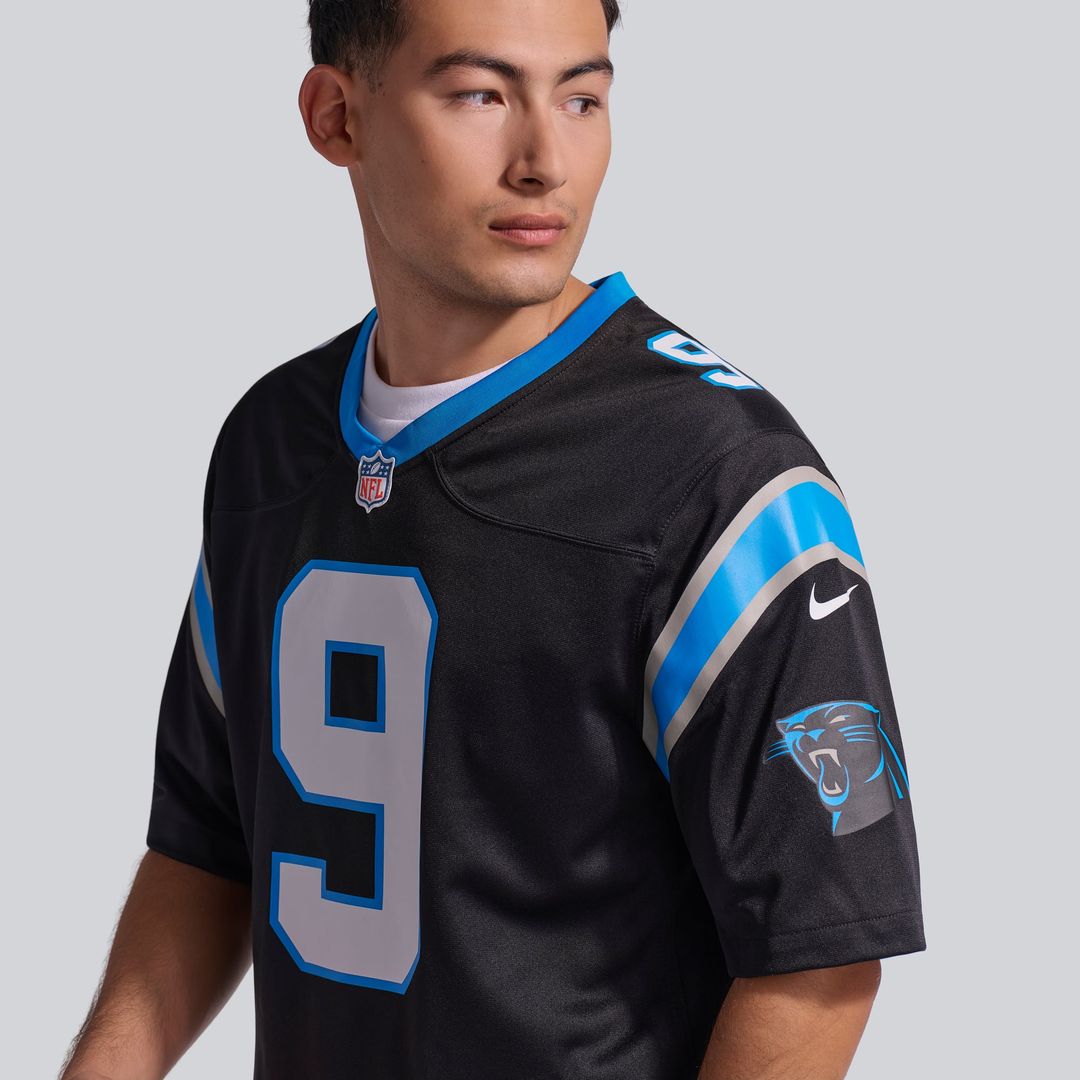 Bryce Young Carolina Panthers Nike Black Team Game Jersey