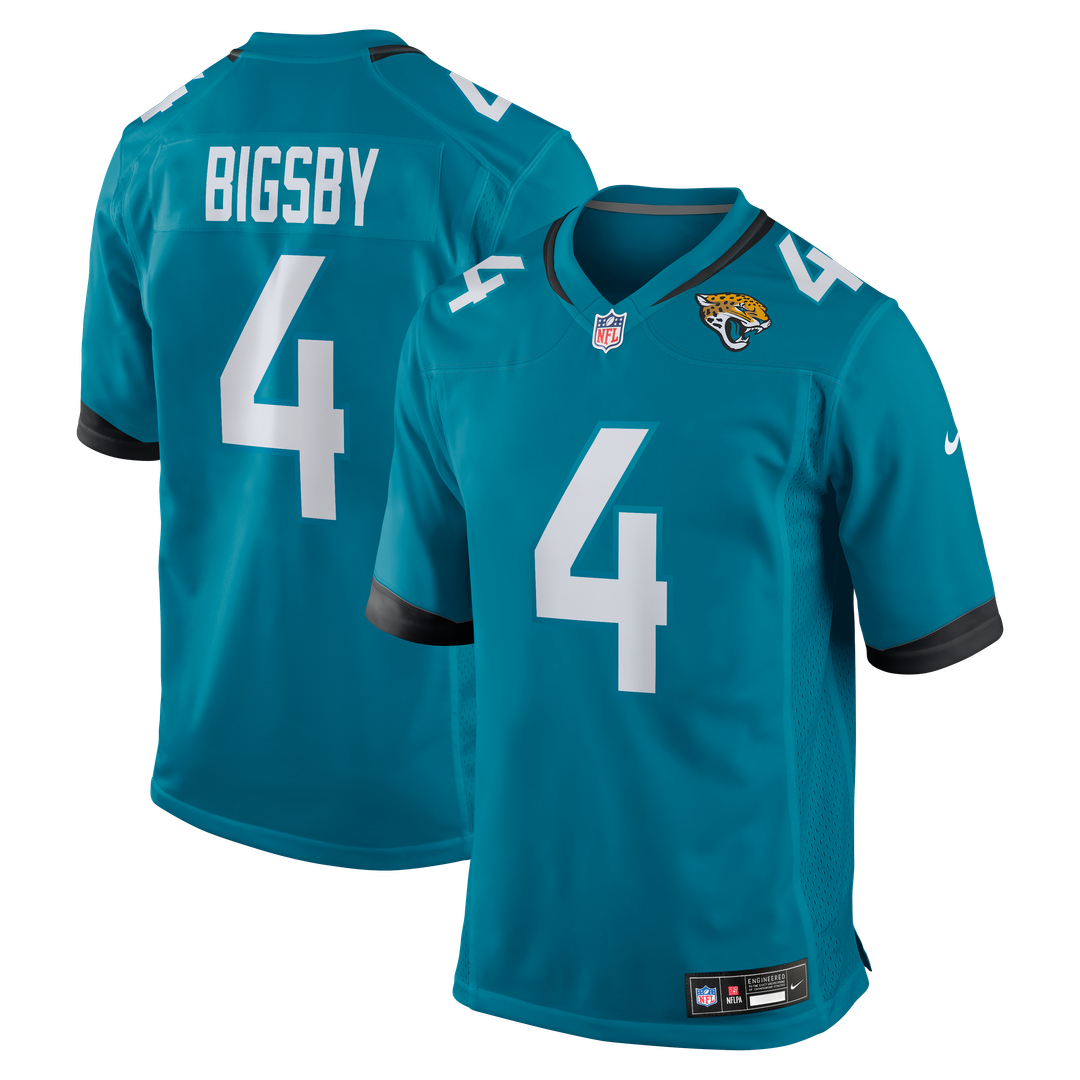 Tank Bigsby Jacksonville Jaguars Nike Teal Game Jersey
