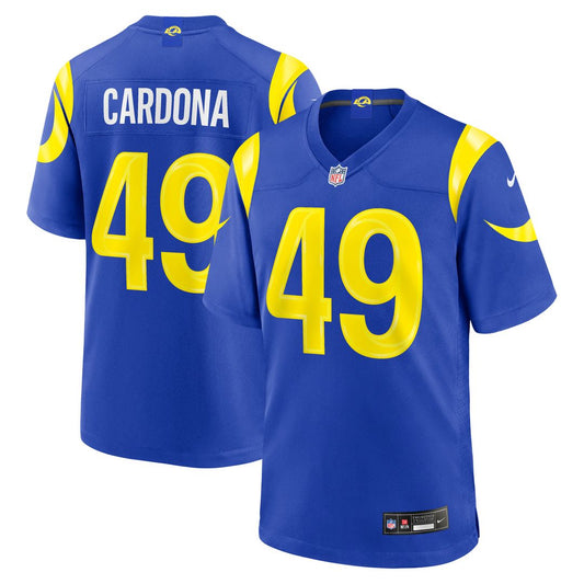 Joe Cardona Los Angeles Rams Nike Royal Team Game Jersey