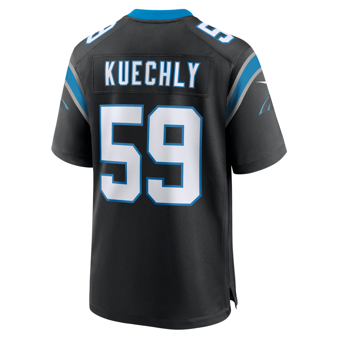 Luke Kuechly Carolina Panthers Nike Black Team Game Jersey