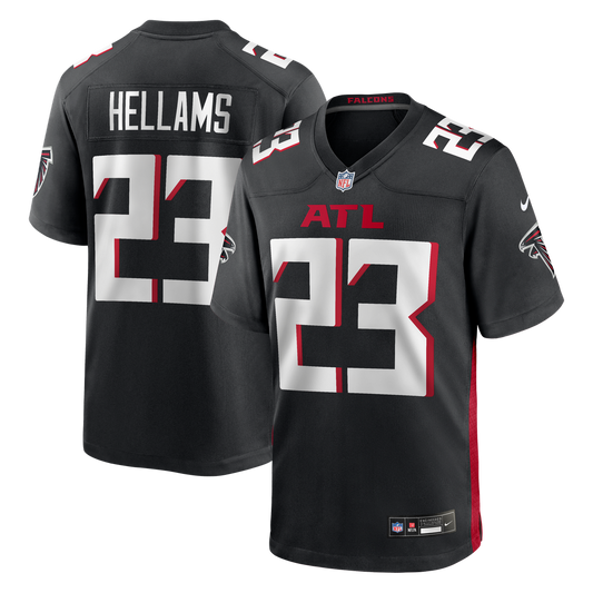 DeMarcco Hellams Atlanta Falcons Nike Black Team Game Jersey