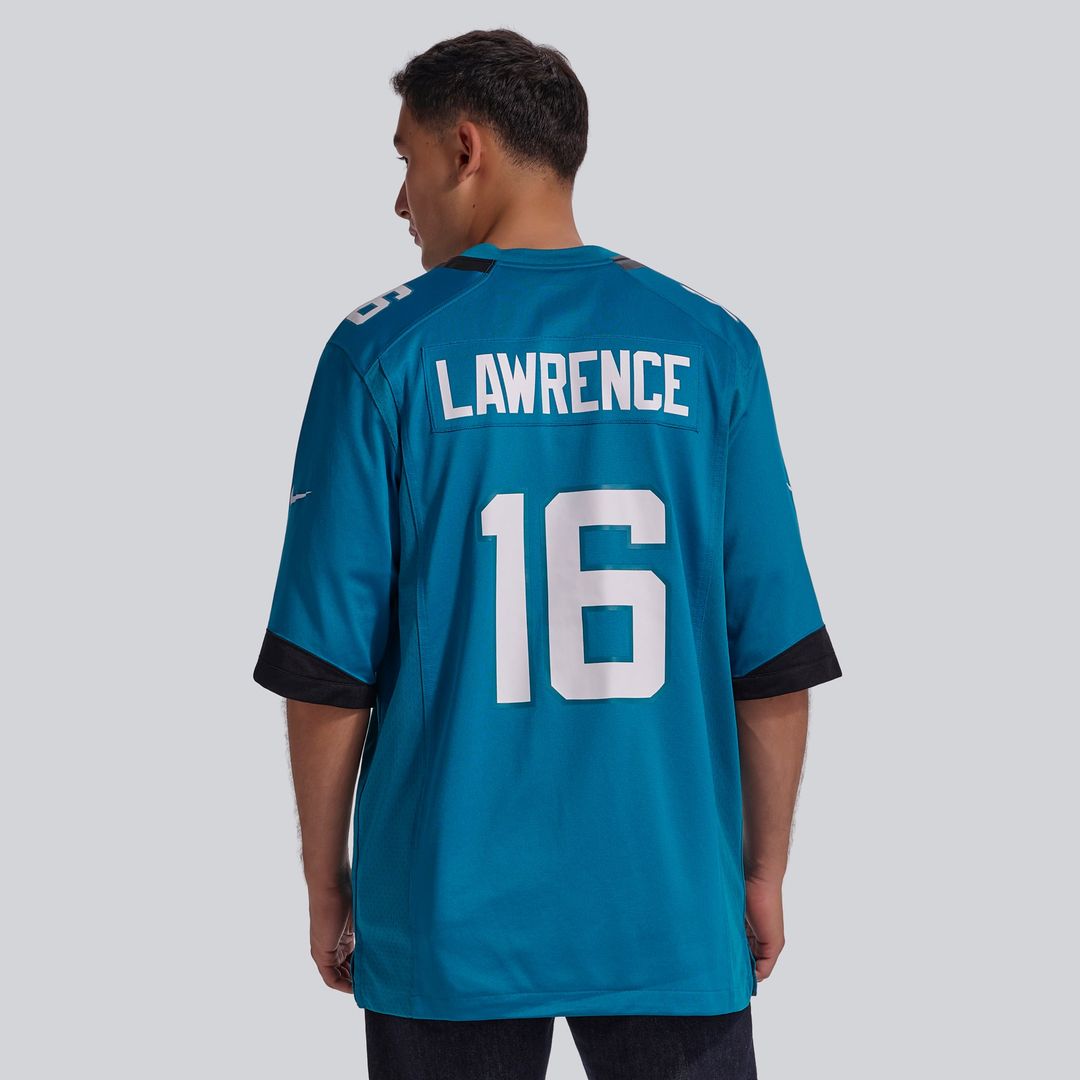 Trevor Lawrence Jacksonville Jaguars Nike Teal Home Game Jersey