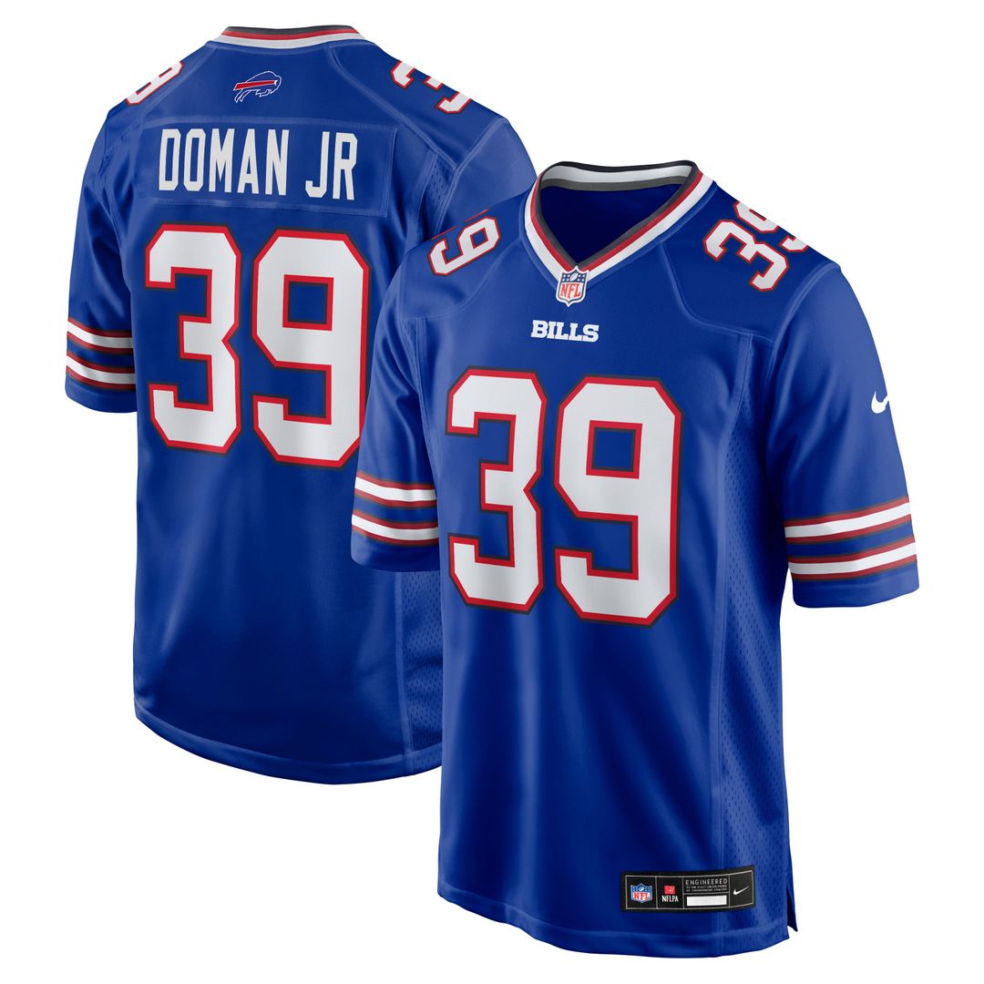 Tommy Doman Jr Buffalo Bills Nike Royal Team Game Jersey
