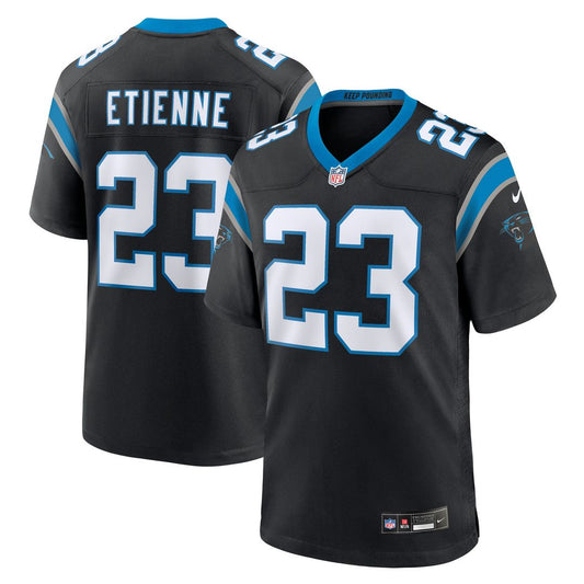 Trevor Etienne Carolina Panthers Nike Black Team Game Jersey