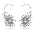 Swarovski Galaxy earrings Lab-grown diamonds 14.67 ct tw, Mixed shapes, 18K white gold