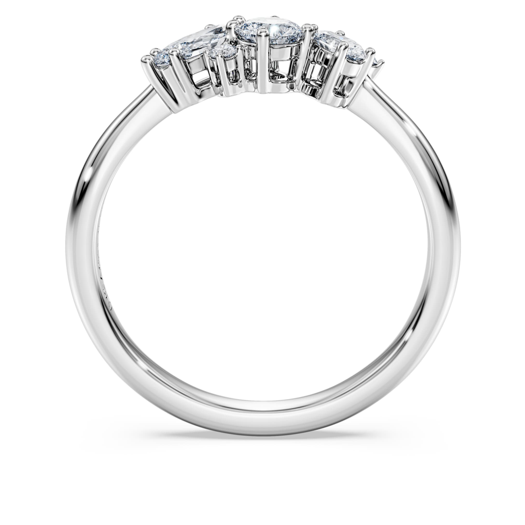 Swarovski Galaxy ring Lab-grown diamonds 0.43 ct tw, Mixed shapes, Sterling silver