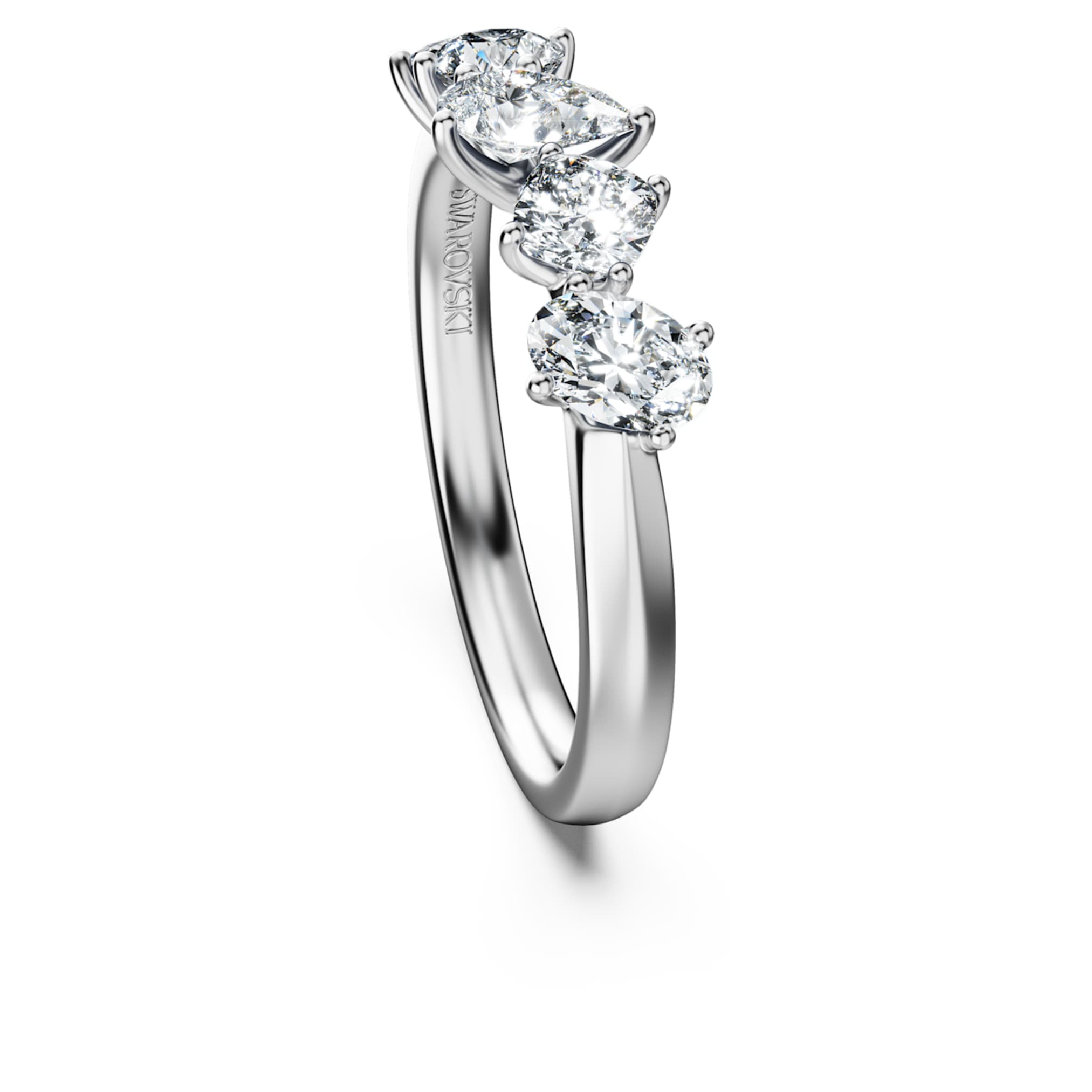 Swarovski Galaxy ring Lab-grown diamonds 1 ct tw, Mixed shapes, 14K white gold