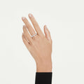 Swarovski Galaxy ring Lab-grown diamonds 1 ct tw, Mixed shapes, 14K white gold