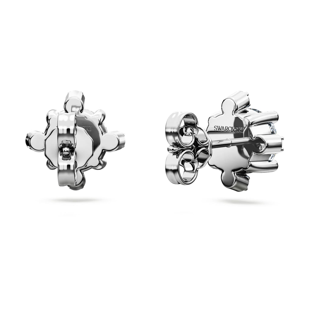 Swarovski Galaxy stud earrings Lab-grown diamonds 2.1 ct tw, Round shape, 14K white gold