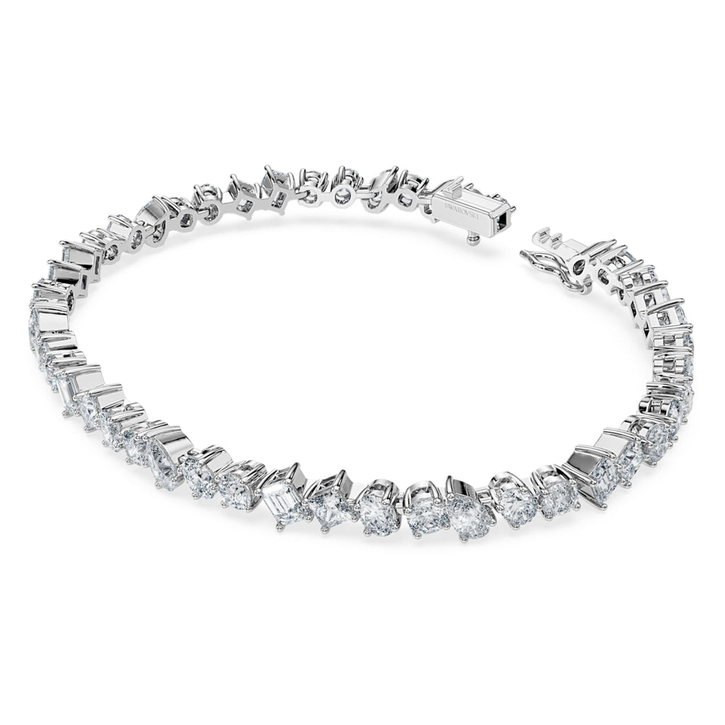 Swarovski Galaxy Tennis bracelet Lab-grown diamonds 5 ct tw, Mixed shapes, 14K white gold