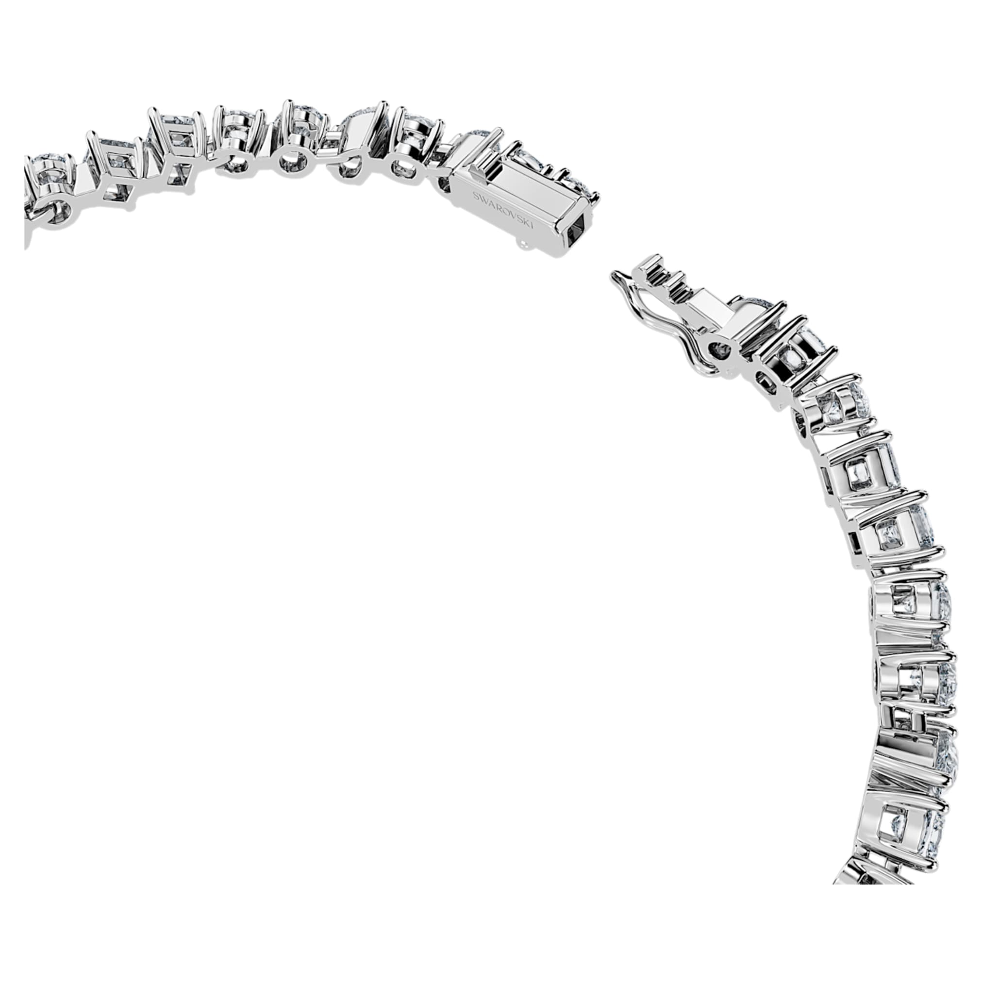Swarovski Galaxy Tennis bracelet Lab-grown diamonds 5 ct tw, Mixed shapes, 14K white gold