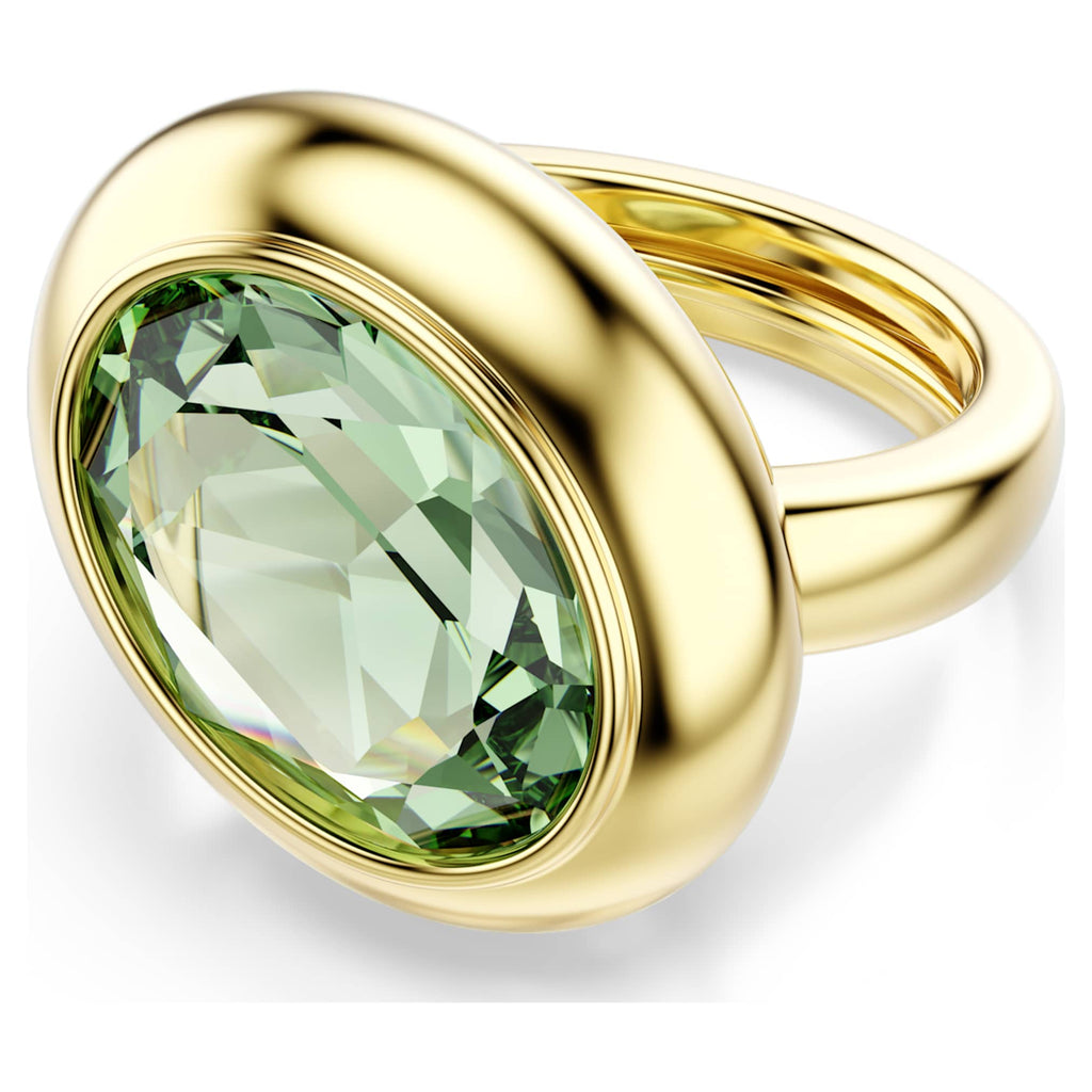Swarovski Gema motif ring Set (3), Multicolored, 18K gold finish