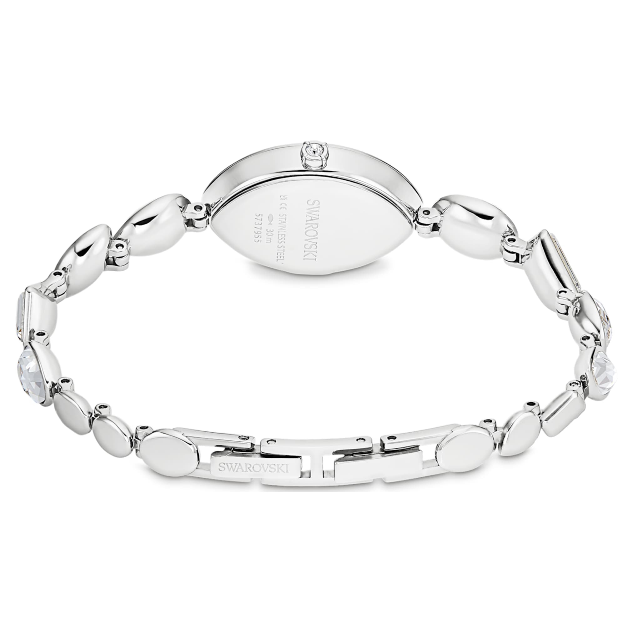 Swarovski Gema watch Crystal bracelet, Silver tone, Stainless steel