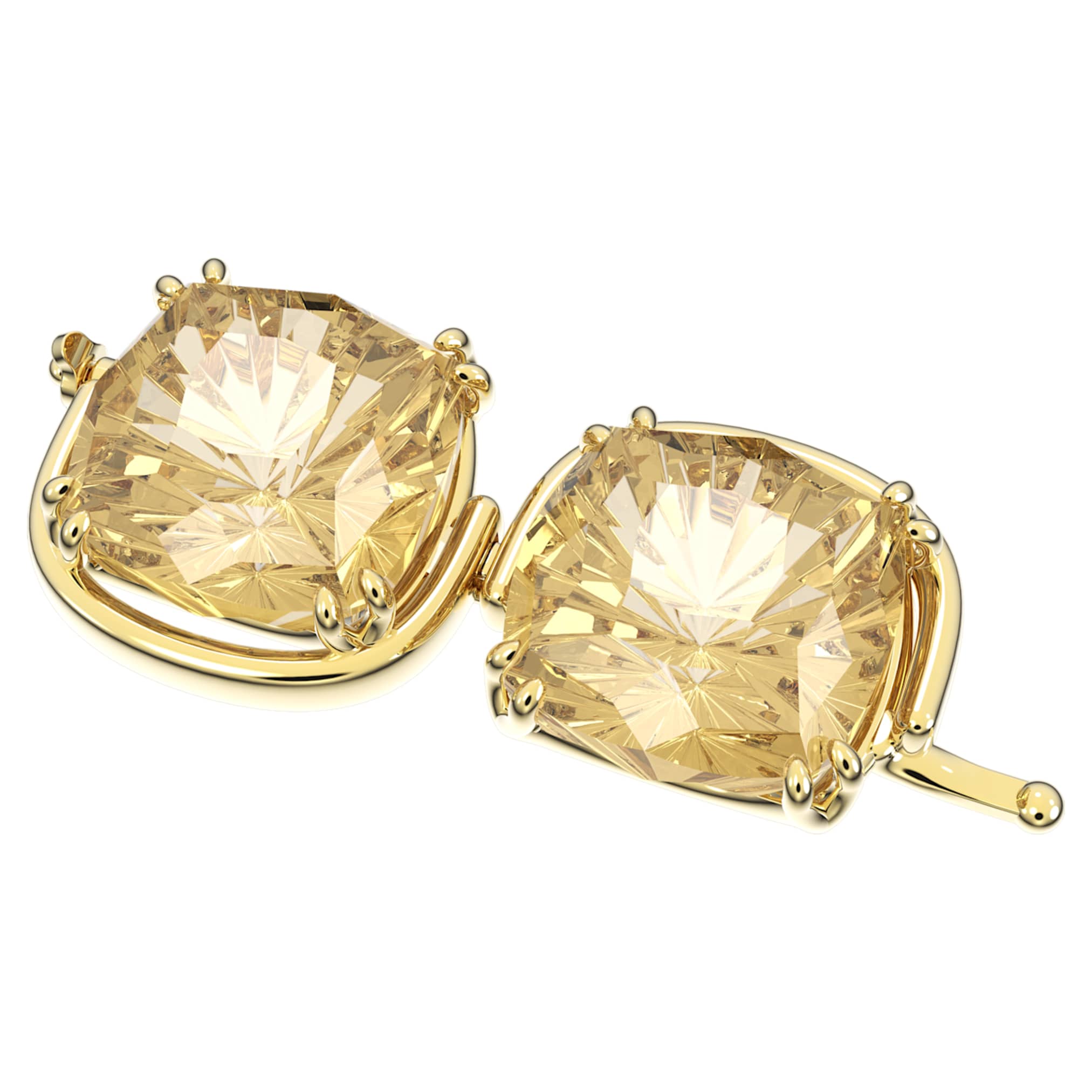 Swarovski Harmonia extender Cushion cut, Gold tone, 18K gold finish