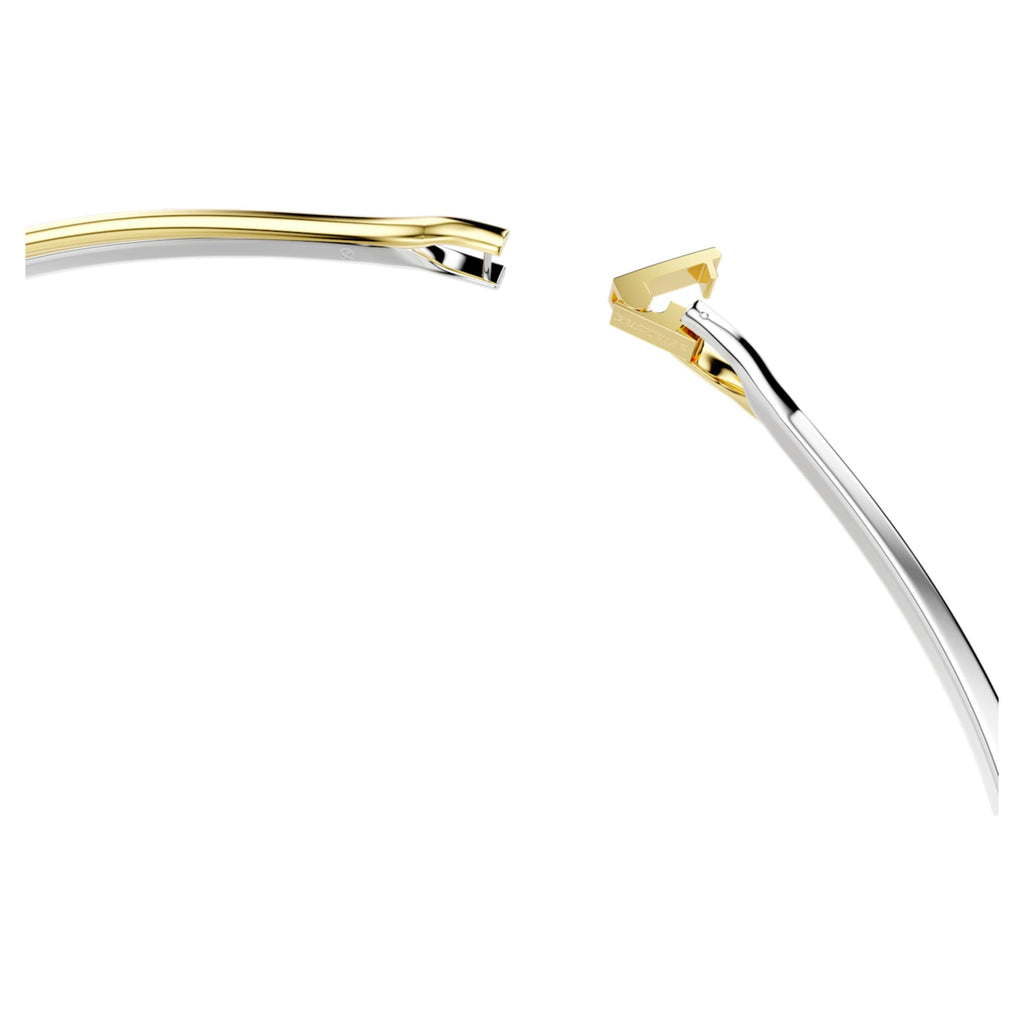 Swarovski Hyperbola choker Round cut, White, Mixed metal finish