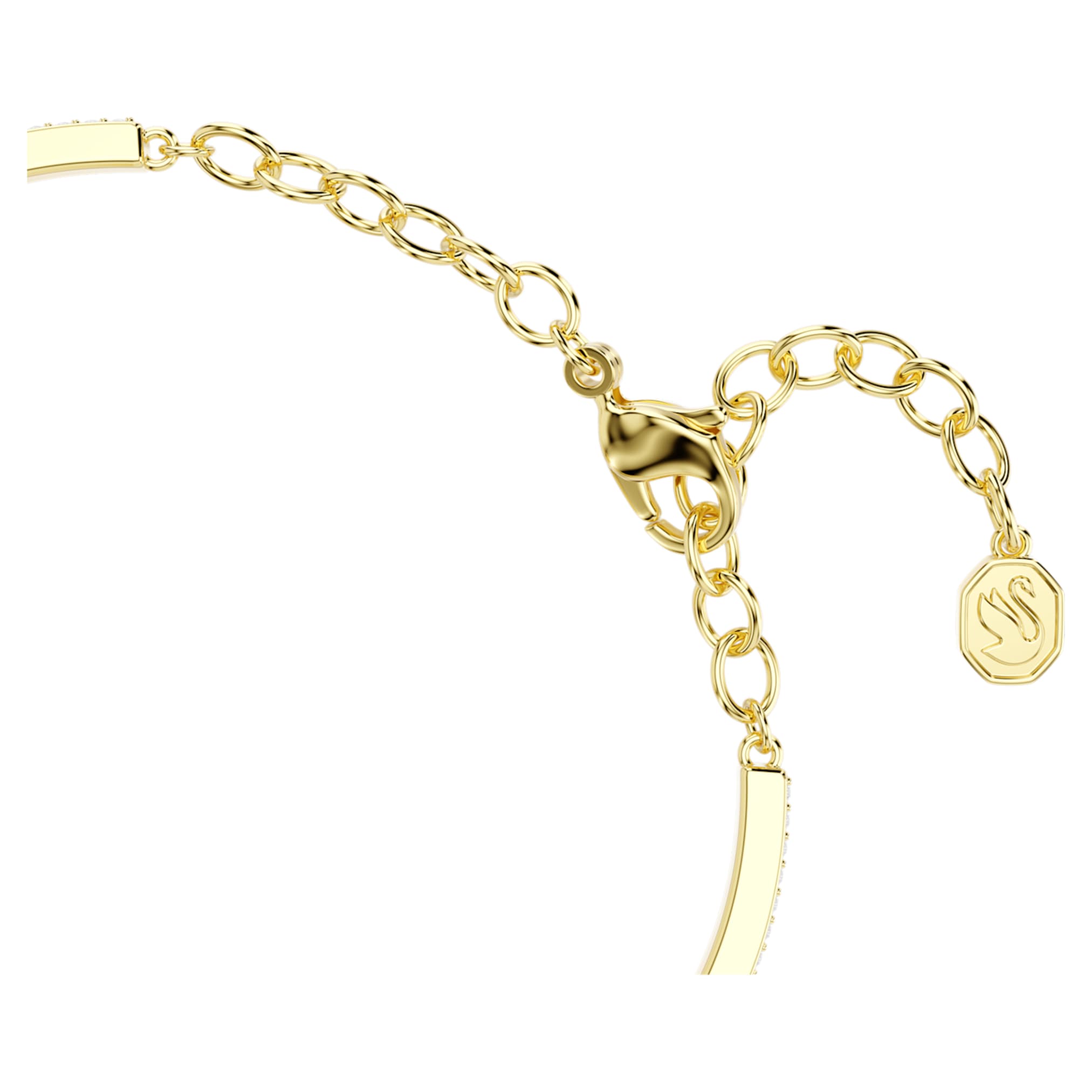 Swarovski Idyllia bangle Mixed cuts, Bee, Multicolored, 18K gold finish