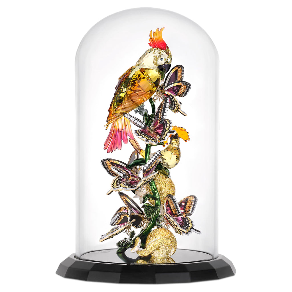 Swarovski Idyllia Birds and Butterflies Bell Jar