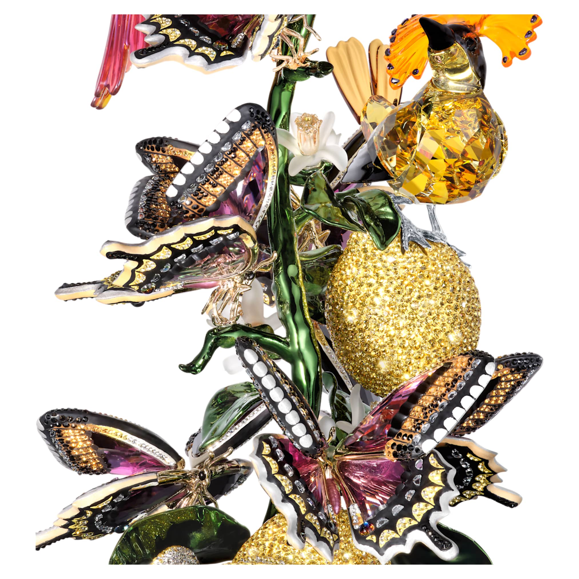 Swarovski Idyllia Birds and Butterflies Bell Jar