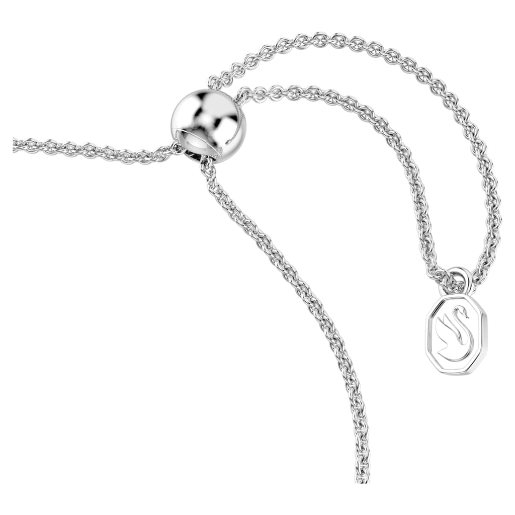 Swarovski Idyllia bracelet Mixed cuts, Arrow, White, Rhodium plated