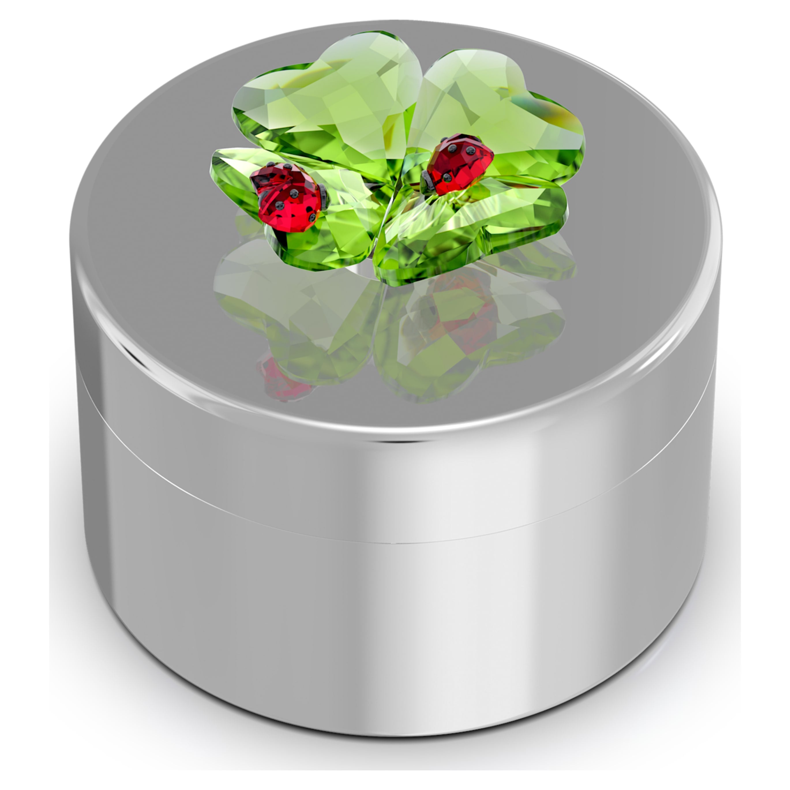 Swarovski Idyllia Clover and Ladybug Decorative Box