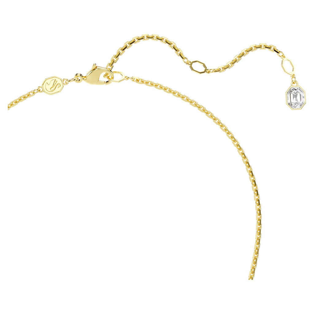 Swarovski Idyllia pendant Mixed cuts, Flower, Multicolored, 18K gold finish