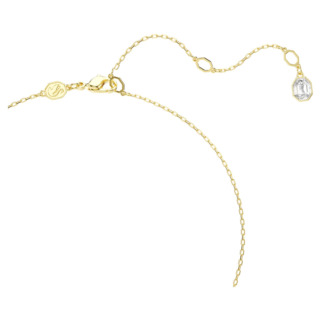 Swarovski Idyllia pendant Mixed cuts, Pavé, Butterfly, Multicolored, 18K gold finish
