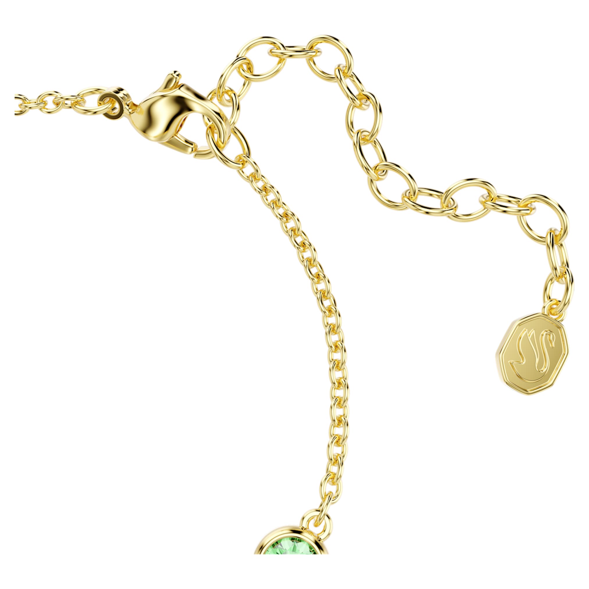 Swarovski Imber bracelet Mixed cuts, Multicolored, 18K gold finish