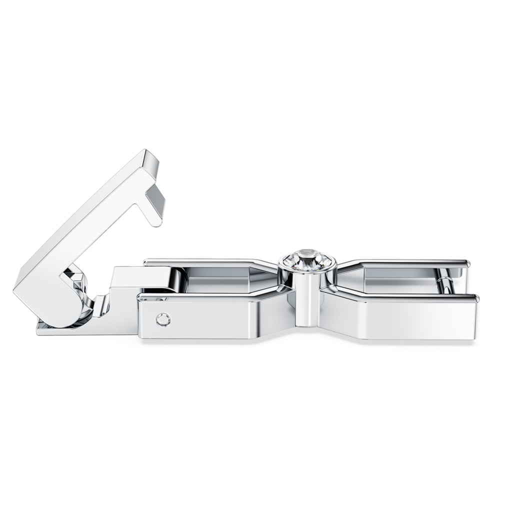 Swarovski Imber Emily Tennis extender Round cut, White, Rhodium plated