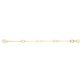 Swarovski Imber extender White, 18K gold finish