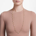 Swarovski Imber strandage Round cut, White, 18K gold finish